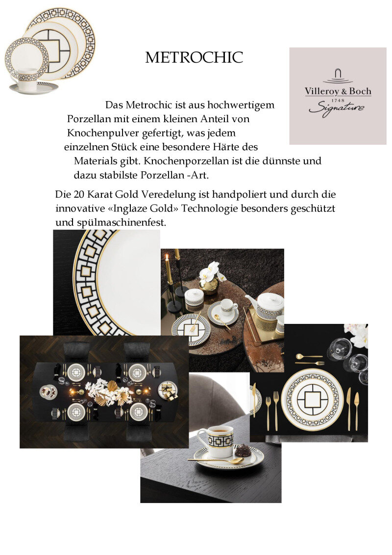 Datenblatt Villeroy & Boch MetroChic